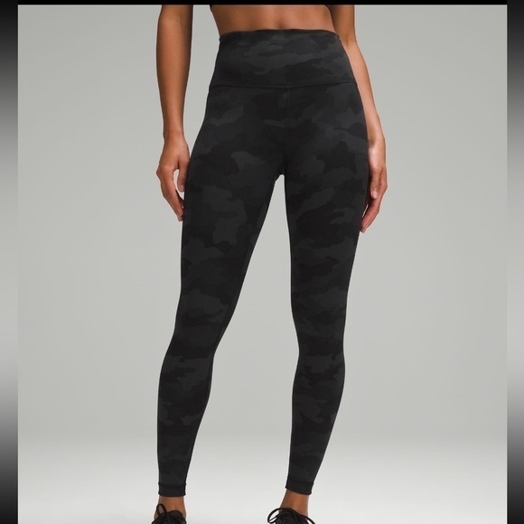 Lululemon army print leggings Heritage 365 Camo Deep Coal Multi - Picture 1 of 6